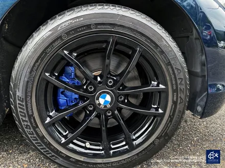 BMW 118d 블랙유광 휠도색 + 엄청난 부식 제거 후 블루 캘리퍼 도색 / 용인 처인구