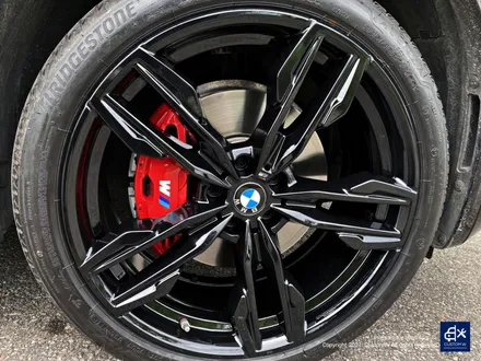 BMW X4 M40i 휠수리 후 블랙유광 휠도색 + 레드 캘리퍼 도색 / 용인 처인구