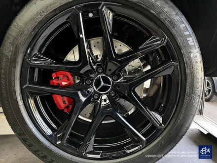 Mercedes-AMG GLE53 블랙유광 휠도색 & 레드 캘리퍼 도색 / 용인 처인구