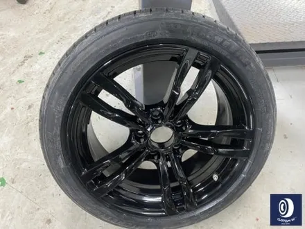 BMW F30 320d 441M 휠 상처 수리 후, 블랙 유광 휠도색 + 부식 녹 제거 후, 블루 캘리퍼 도색 / 용인 처인구