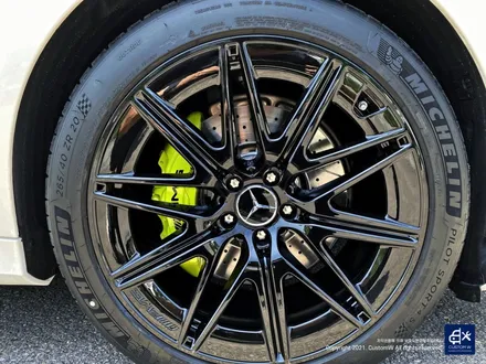 벤츠 신형 GT43 AMG 블랙유광 휠도색 + 애시드 그린 캘리퍼 도색 / 용인 처인구