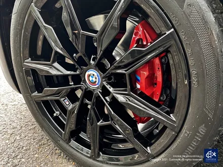 BMW i4 M50 블랙유광 휠도색 + 레드 캘리퍼도색 / 용인 처인구