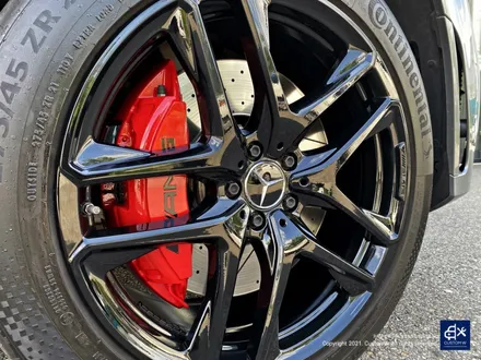 벤츠 GLE53 AMG 쿠페 블랙유광 휠도색 + 레드 캘리퍼 도색 / 용인 처인구