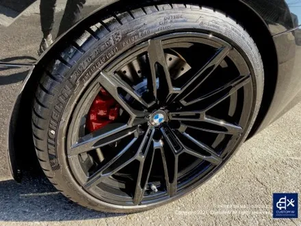 BMW G87 M2 930M 블랙 유광 휠도색 + 레드 캘리퍼 도색 커스텀W에 자주 입고되는 포켓 머신~~! / 용인 처인구