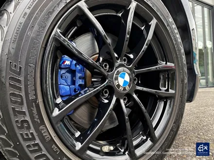BMW 118d 블랙유광 휠도색 + 엄청난 부식 제거 후 블루 캘리퍼 도색 / 용인 처인구