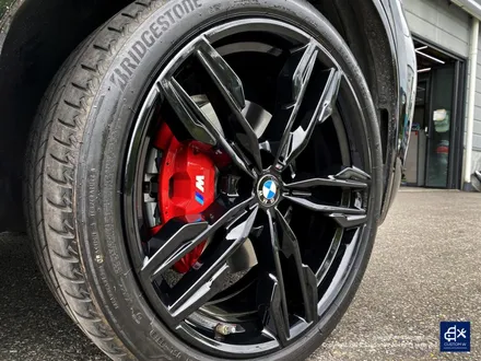 BMW X4 M40i 휠수리 후 블랙유광 휠도색 + 레드 캘리퍼 도색 / 용인 처인구