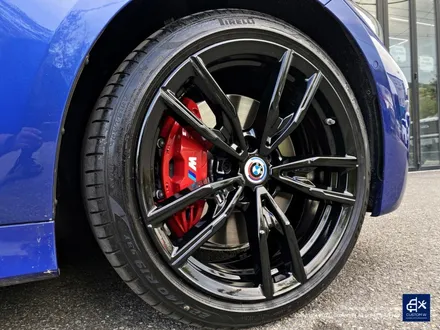 BMW G20 M340i 블랙유광 휠도색 + 레드 캘리퍼 도색 / 용인 처인구
