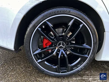 벤츠 CLS300d  블랙 실버 투톤 유광 휠도색 + 레드 캘리퍼 도색 / 용인 처인구