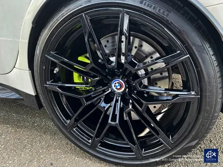 BMW G80 M3 블랙유광 휠도색 + 애시드 그린 캘리퍼 도색 / 용인 처인구