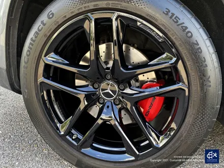 벤츠 GLE53 AMG 쿠페 블랙유광 휠도색 + 레드 캘리퍼 도색 / 용인 처인구