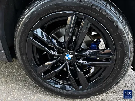 BMW X1 20i 블랙유광 휠도색 + 블루 캘리퍼 도색 / 용인 처인구