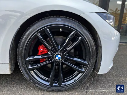BMW 420d 휠수리 후 블랙유광 휠도색 + 레드 캘리퍼 도색 / 용인 처인구