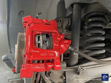 벤츠 GLK220 휠수리 후 블랙유광 휠도색 + 부식 제거 후 레드 캘리퍼 도색 / 용인 처인구