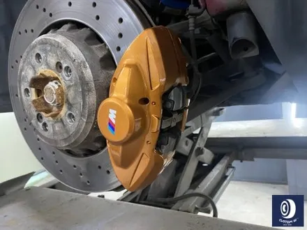 휠 수리 도색 불량 / BMW M4 763M 타 업체 잘못된 휠도색 약품 박리 / 페인트 제거 후, 사틴 블랙 휠 도색 재작업 + 카본 세라믹 골드 캘리퍼 도색 / 용인 처인구