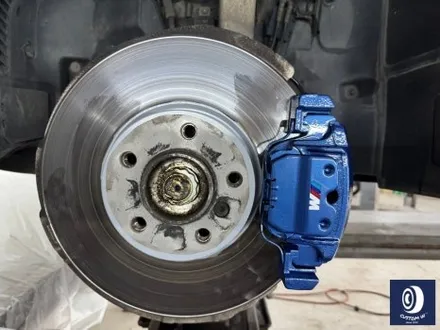 BMW F15 X5 30D 블랙 유광 휠도색 + 부식 제거 후, 캘리퍼 도색 허브 방청 코팅 작업까지_! / 용인 처인구
