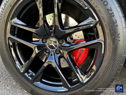벤츠 GLE53 AMG 쿠페 블랙유광 휠도색 + 레드 캘리퍼 도색 / 용인 처인구