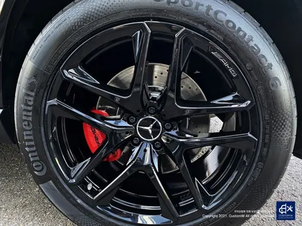 벤츠 신차 GLE53 AMG 블랙유광 휠도색 & 레드 캘리퍼 도색 / 용인 처인구