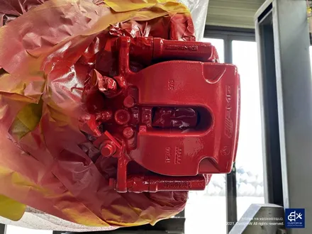 벤츠 GLE53 AMG 휠수리 후 블랙유광 휠도색 + 레드 캘리퍼 도색 / 용인 처인구