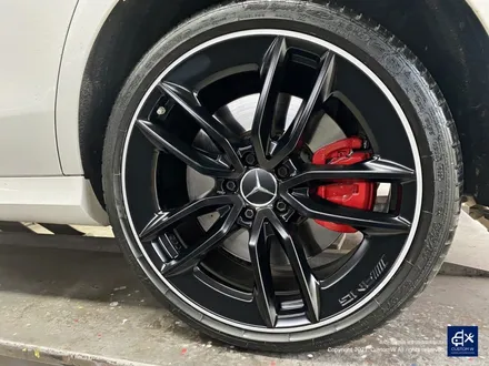 벤츠 E53 AMG 휠수리 후 블랙 실버 투톤 무광 휠도색 + 레드 캘리퍼 도색 / 용인 처인구