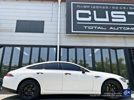 벤츠 신형 GT43 AMG 블랙유광 휠도색 + 애시드 그린 캘리퍼 도색 / 용인 처인구