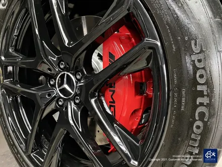 벤츠 GLE53 AMG 블랙유광 휠도색 & 레드 캘리퍼 도색 / 용인 처인구