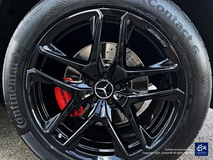 벤츠 신차 GLE53 AMG 블랙유광 휠도색 & 레드 캘리퍼 도색 / 용인 처인구
