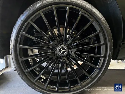 벤츠 W223 S350 블랙유광 휠도색 + 블랙 캘리퍼 도색 / 용인 처인구