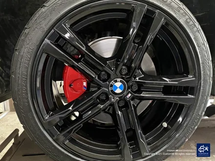 BMW 118d 819M 블랙유광 휠도색 + 레드 캘리퍼 도색 / 용인 처인구