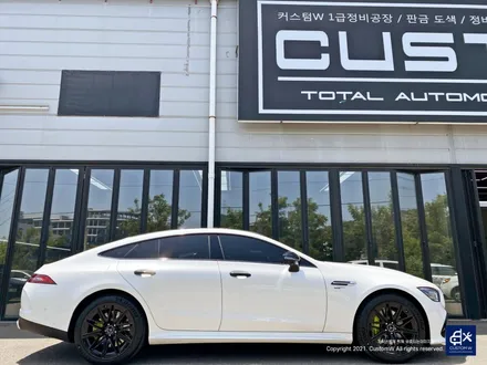 벤츠 신형 GT43 AMG 블랙유광 휠도색 + 애시드 그린 캘리퍼 도색 / 용인 처인구