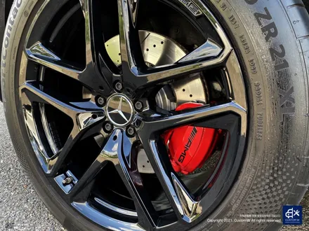 벤츠 GLE53 AMG 쿠페 블랙유광 휠도색 + 레드 캘리퍼 도색 / 용인 처인구