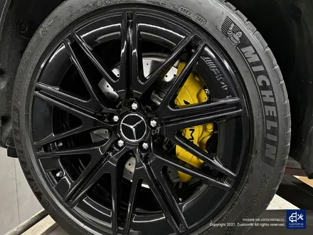 벤츠 GT43 AMG 블랙유광 휠도색 + 옐로우 캘리퍼 도색 / 용인 처인구