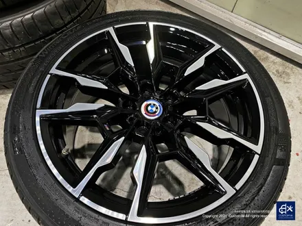 BMW i4 M50 기존 도색 제거 약품 박리 후, 블랙 폴리시 휠 + 블루 캘리퍼 도색 / 용인 처인구