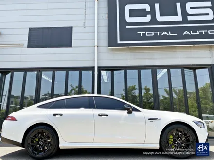 벤츠 신형 GT43 AMG 블랙유광 휠도색 + 애시드 그린 캘리퍼 도색 / 용인 처인구