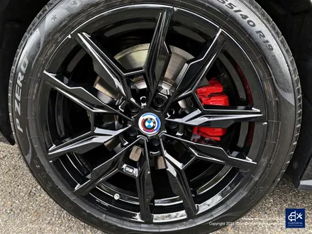 BMW i4 M50 블랙유광 휠도색 & 레드 캘리퍼 도색 / 용인 처인구