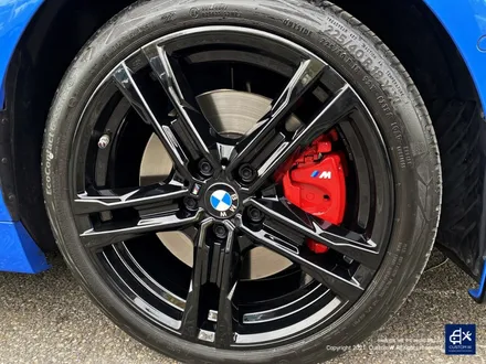 BMW 120i 704M 블랙유광 휠도색 + 레드 캘리퍼 도색 / 용인 처인구