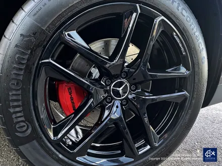 벤츠 신차 GLE53 AMG 블랙유광 휠도색 & 레드 캘리퍼 도색 / 용인 처인구