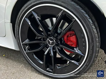벤츠 CLS53 AMG 블랙실버 투톤 유광 휠도색 + 레드 캘리퍼 도색 / 용인 처인구