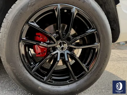 벤츠 G바겐 G450D 하이그로시 블랙(검정 유광) 휠도색 + 레드 캘리퍼 도색 / 용인 처인구