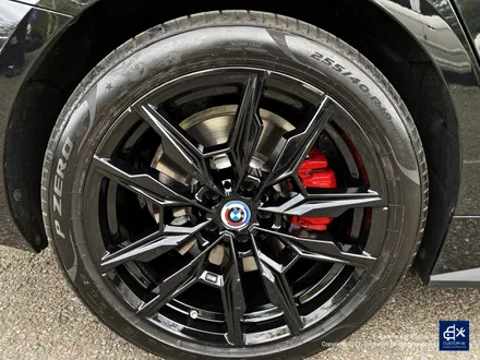 BMW i4 M50 블랙유광 휠도색 & 레드 캘리퍼 도색 / 용인 처인구