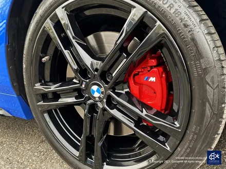 BMW 120i 704M 블랙유광 휠도색 + 레드 캘리퍼 도색 / 용인 처인구