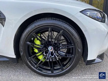 BMW G80 M3 블랙유광 휠도색 + 애시드 그린 캘리퍼 도색 / 용인 처인구