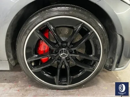 벤츠 CLS53 AMG 휠 상처 수리 후, 블랙 + 실버 투톤 휠도색 그리고  레드 캘리퍼 도색 작업까지_! (FEAT. 비 오는 날에도 작업 이상무_!!) / 용인 처인구