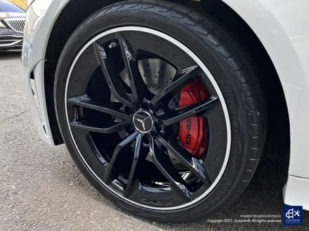 벤츠 CLS53 AMG 블랙실버 투톤 유광 휠도색 + 레드 캘리퍼 도색 / 용인 처인구
