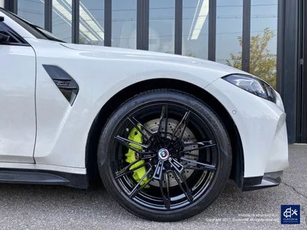 BMW G80 M3 블랙유광 휠도색 + 애시드 그린 캘리퍼 도색 / 용인 처인구