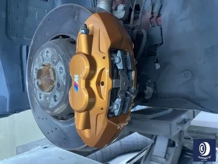 휠 수리 도색 불량 / BMW M4 763M 타 업체 잘못된 휠도색 약품 박리 / 페인트 제거 후, 사틴 블랙 휠 도색 재작업 + 카본 세라믹 골드 캘리퍼 도색 / 용인 처인구