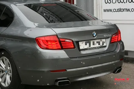 휠도색, 다이아몬드컷팅 휠수리로 건메탈 폴리쉬 형태로 휠체인지! BMW550I 휠 작업기. / 용인 처인구