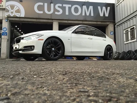 잘못 된 휠수리를 했던 BMW320D 스포츠 맷블랙 휠도색으로 다시 새 휠로! / 용인 처인구