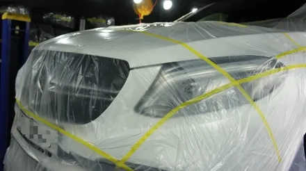 ML의 후속 벤츠 GLE 63AMG 다이아몬드컷팅 휠수리, 63S AMG 캘리퍼처럼 레드로 캘리퍼도색. / 용인 처인구