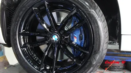 BMW 신형 5시리즈 G30 530I의 신차 구경하기 그리고 블랙유광 휠도색(달라진 PCD와 허브 사이즈). / 용인 처인구