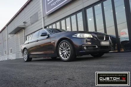 BMW 520d 럭셔리 휠 휠상처수리 후 고스트크롬 휠도색. / 용인 처인구
